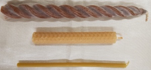 Bougies en cire d'abeille