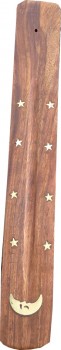 Porte-encens bois ski lune