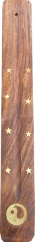 Porte-encens bois ski yinyang