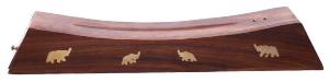 Porte-encens en Sheesham - Design elephant