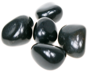 agate noire roulée