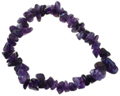 bracelet baroque amethyste