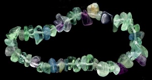 Fluorine arc-en-ciel bracelet baroque