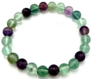 Fluorine bracelet perle 8 mm