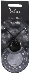 Hematite collier rondelle