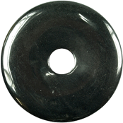 Hematite rondelle donut pi chinois