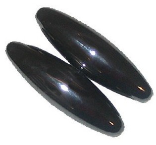 Hematite aimantée power magnet la paire