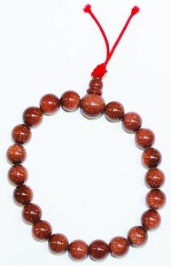 Pierre de soleil rouge bracelet boule 8 mm