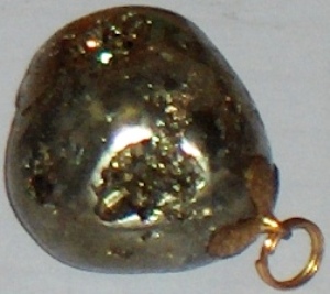pyrite doree  pendentif