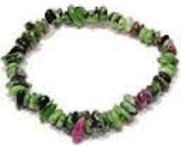 RUBIS ZOISITE bracelet baroque