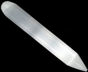 selenite bâton de massage