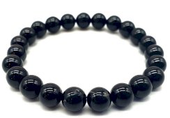 Tourmaline Noire Bracelet Perle 8 mm