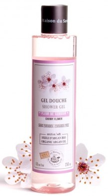 gel douche fleur de cerisier bio