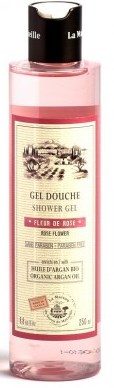 gel douche fleur de rose bio
